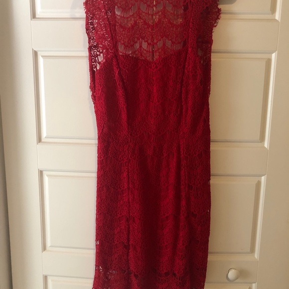 Intimately Free People Red Lace Daydream Dress - Picture 3 of 5